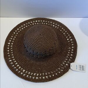 Time and Tru brown Crochet Hat